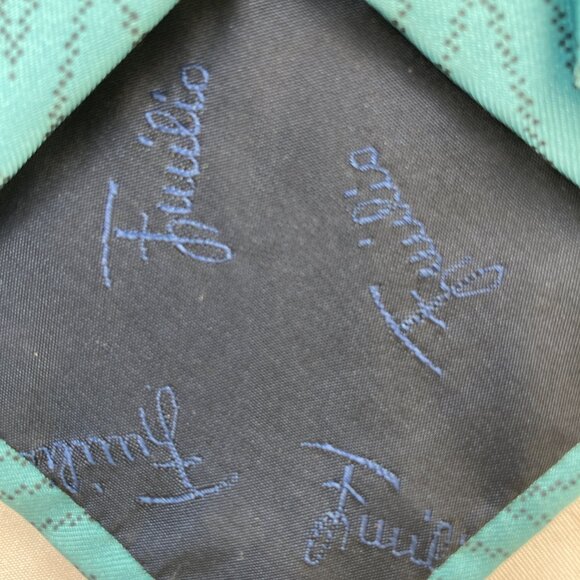 Emilio Pucci Firenze Hand Made Luxury Silk Necktie Tie - LIKE NEW - Picture 5 of 5